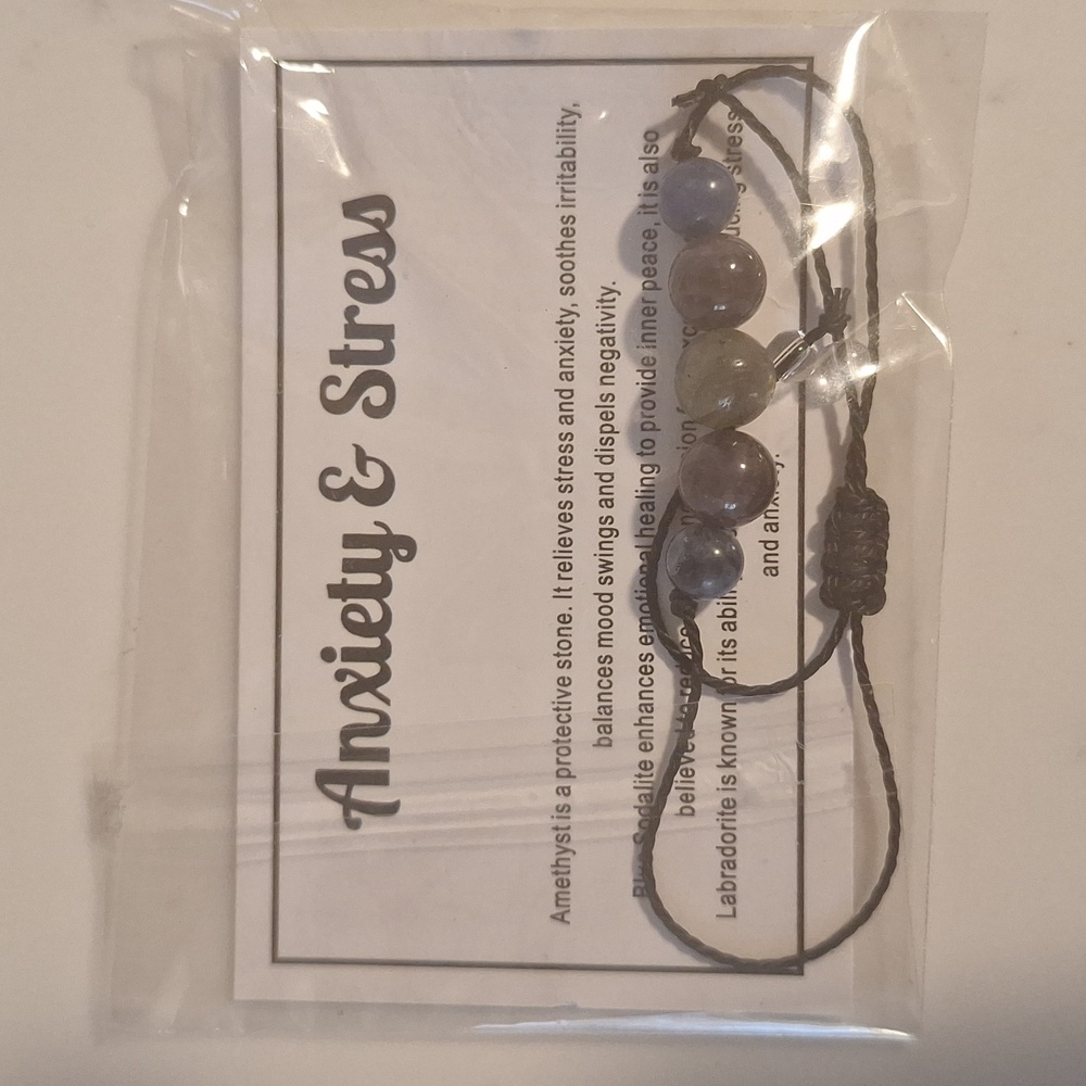 Adjustable  anxiety and stress bracelet